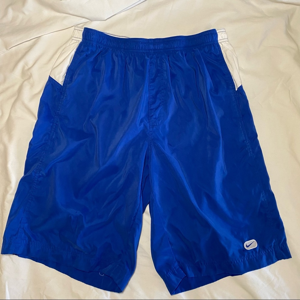Nike blue swim trunks mens size large